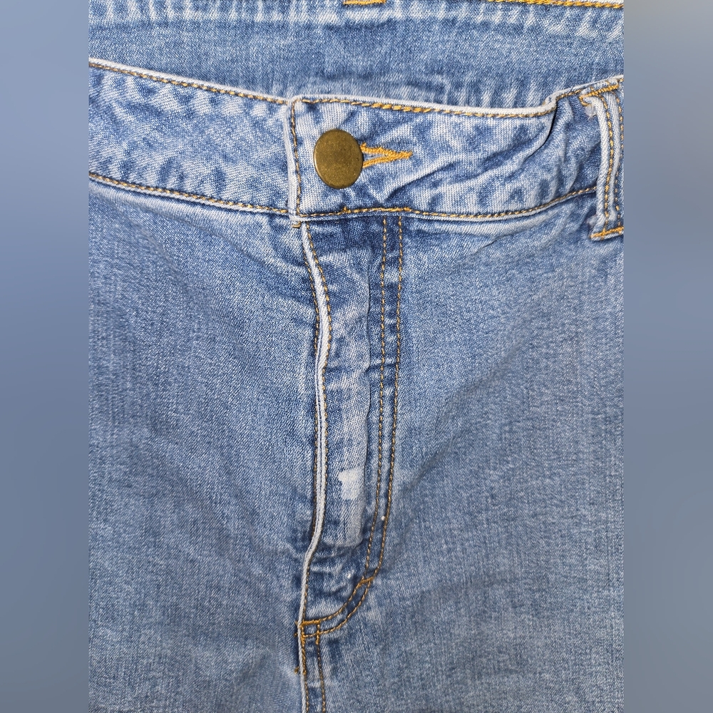 Women's Chadwicks Floral Embroidered 5 Pocket Jeans Size 16 - Picture 3 of 11